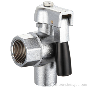 Heavy Duty Copper Faucet Style Drains for Edible Oil Releasing Valve for Commercial Countertop Deep Fryer
